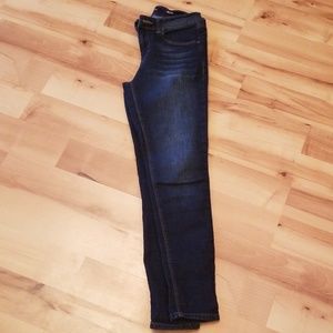 Dark denim jeans
